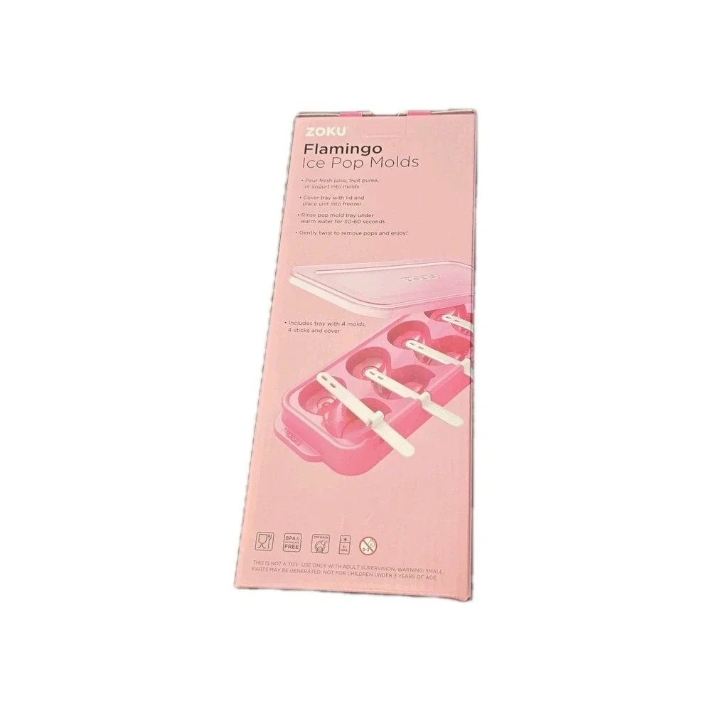 Zoku Flamingo Ice Pop Molds (New In Box)‎
